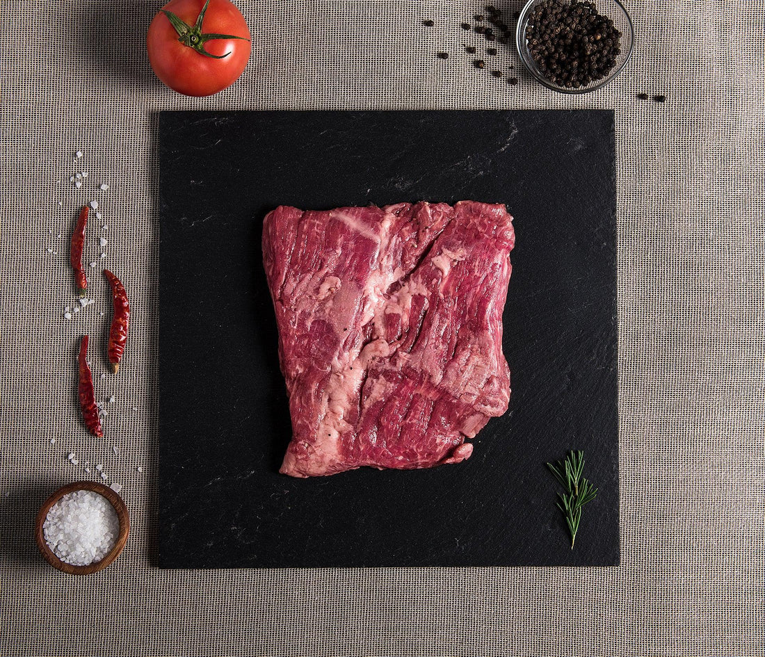 Arrachera al Sartén con Chimichurri Rápido
