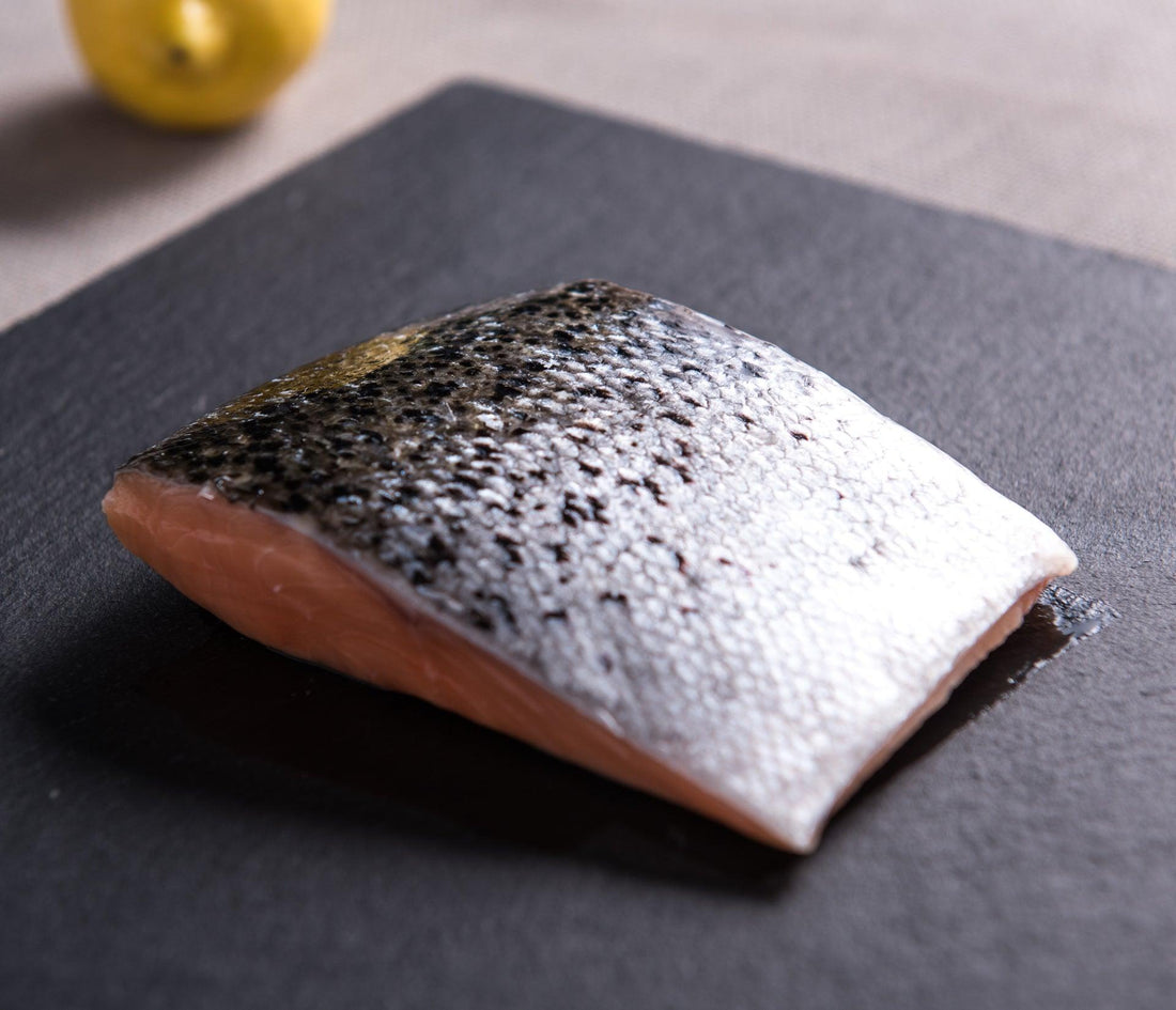 Salmón a la Plancha con Costra de Ajonjolí