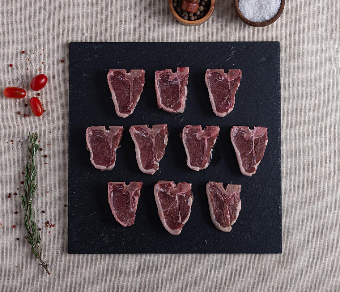 T-Bone al Horno con Vegetales de Temporada