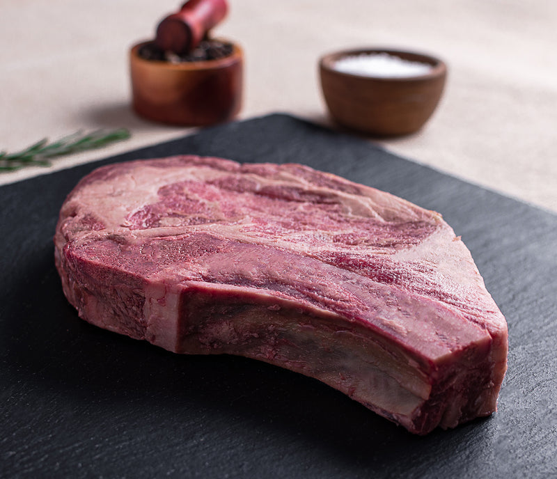 RIB EYE PRIME CON HUESO DRY AGED 500 GR. (SUJETO A DISPONIBILIDAD)