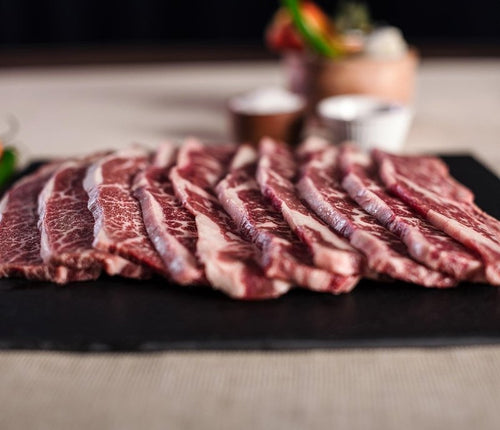 COSTILLA CARGADA PRIME CORTE FINO - AGUJAS 2X400 GR. - La Carniceria Virtual