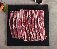 COSTILLA CARGADA PRIME CORTE FINO - AGUJAS 2X400 GR. - La Carniceria Virtual
