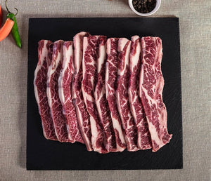 COSTILLA CARGADA PRIME CORTE FINO - AGUJAS 2X400 GR. - La Carniceria Virtual