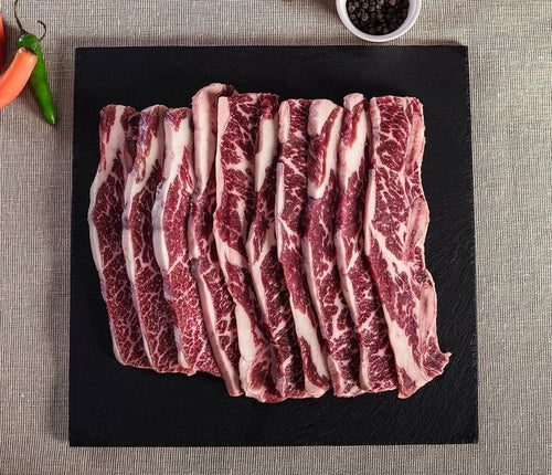 COSTILLA CARGADA PRIME CORTE FINO - AGUJAS 2X400 GR. - La Carniceria Virtual