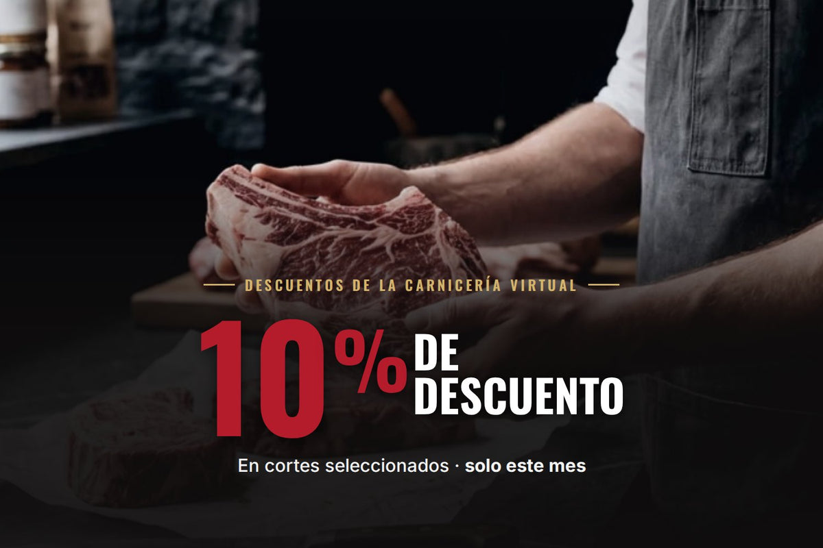 Descuentos de La Carnicería Virtual: 10% de descuento en cortes de carne seleccionados