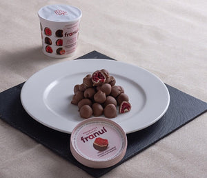 FRAMBUESAS CONGELADAS FRANUÍ CHOCOLATE BLANCO Y AMARGO 150 GR. - La Carniceria Virtual
