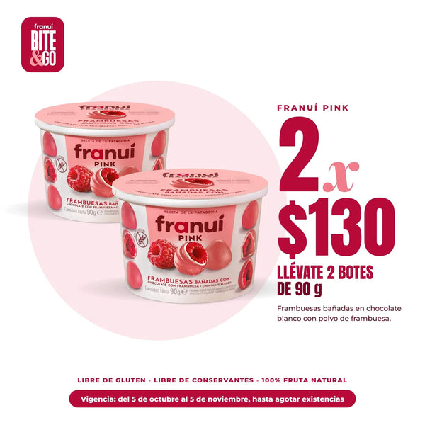 Franuí Pink 90 gr – 2 botes por $130